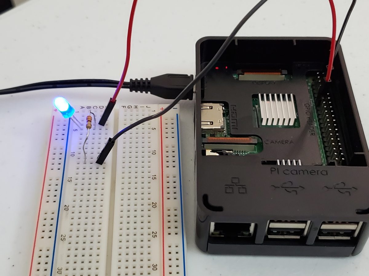 How to Blink an LED on Raspberry Pi 3 Model B+