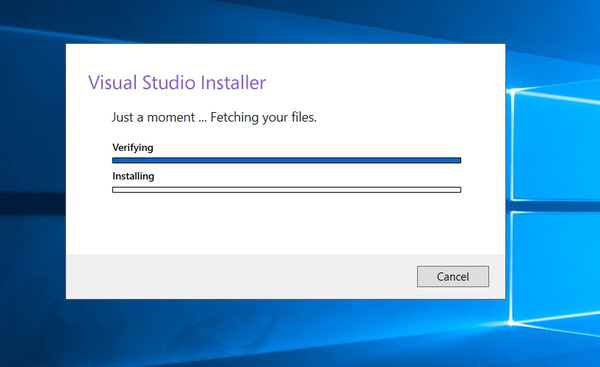 visual studio 2019 community installer