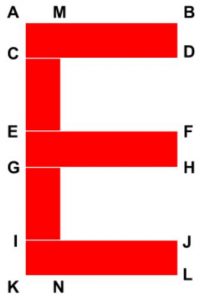 How to Draw the Letter ‘E’ on an Image Using Scikit-Image