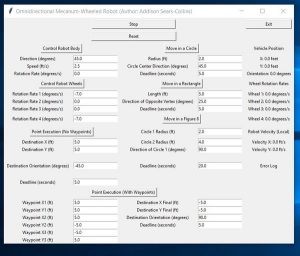 Omni-Directional Wheeled Robot Simulation in Python
