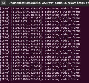 Working With ROS and OpenCV in ROS Noetic
