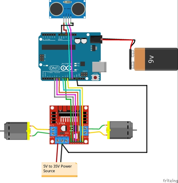 l298n motor driver making sound not moving