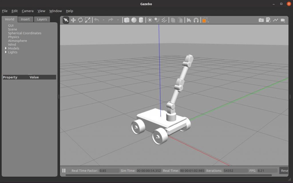 How to Move a Simulated Robot Arm to a Goal Using ROS – Automatic Addison