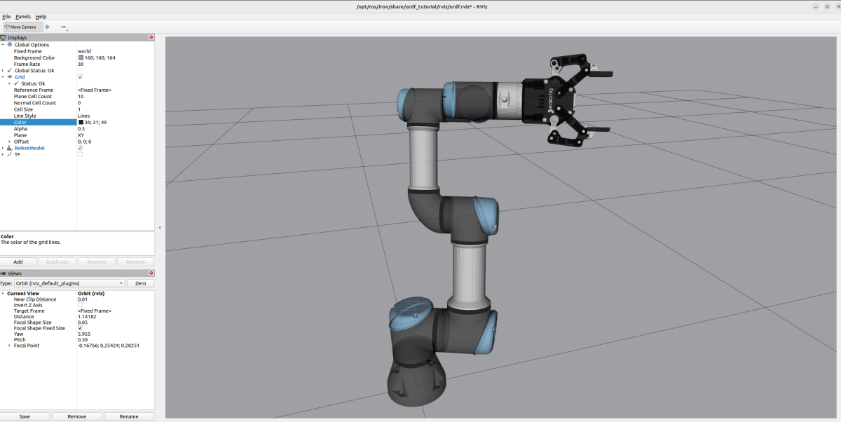 How to Create a URDF File of the UR3e Robotic Arm – ROS 2