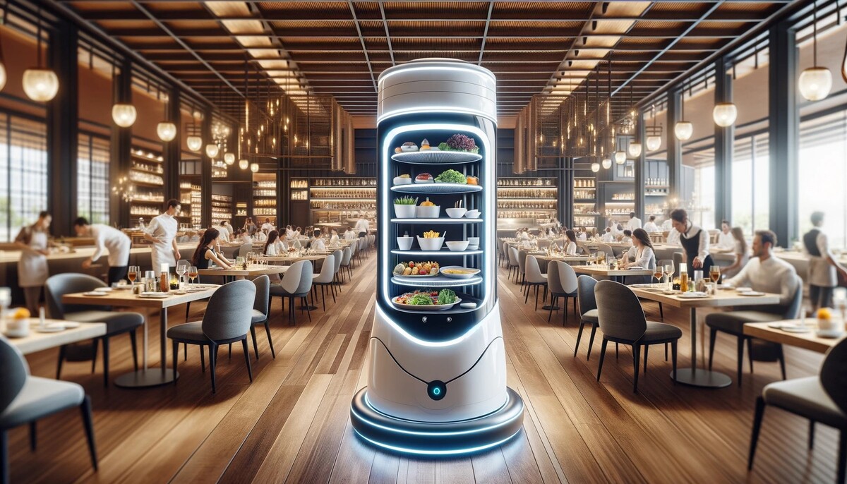 two-wheeled-differential-drive-robot-restaurant