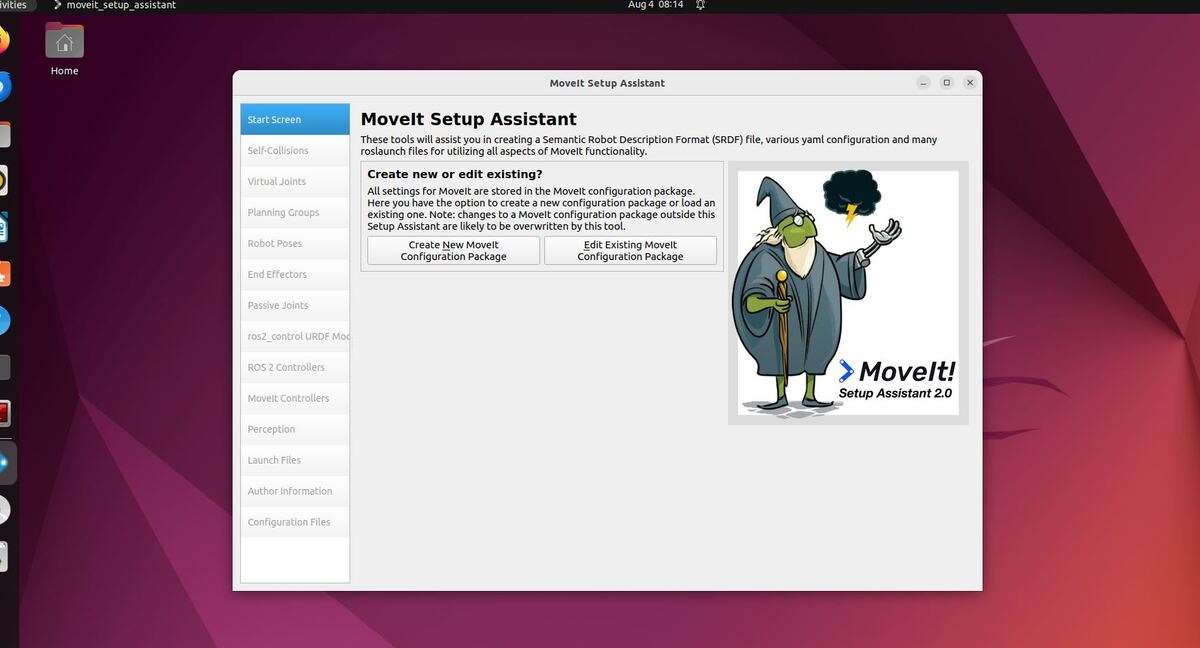 moveit-2-setup-assistant-ros2