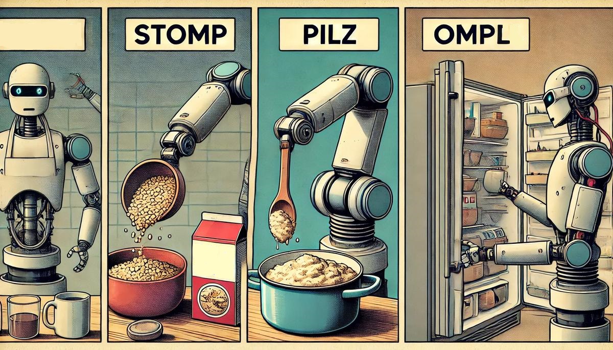 Difference between Pilz, STOMP, and OMPL Planners