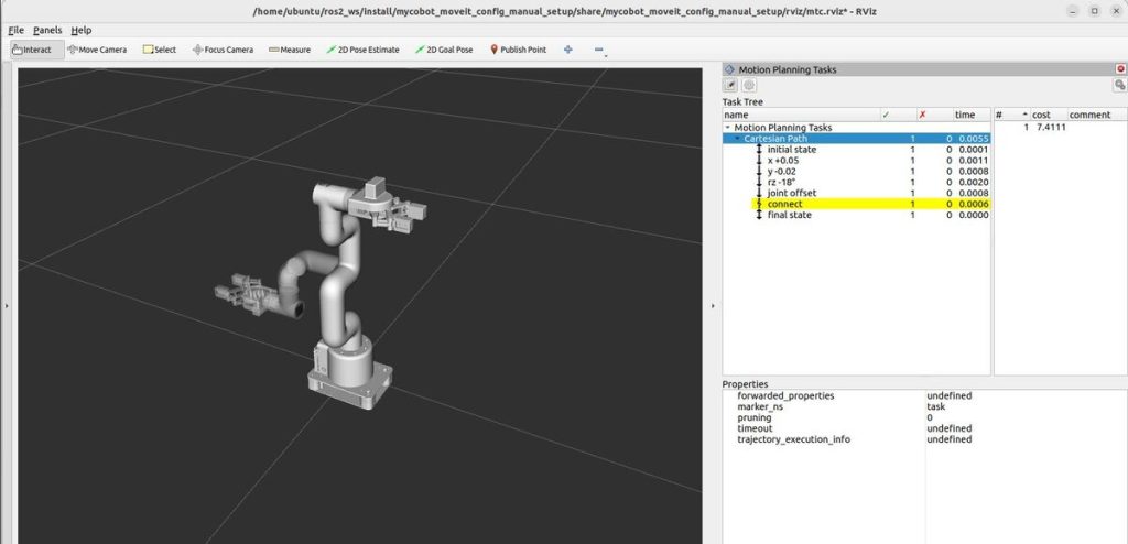 Cartesian Path Planning Using the MoveIt Task Constructor