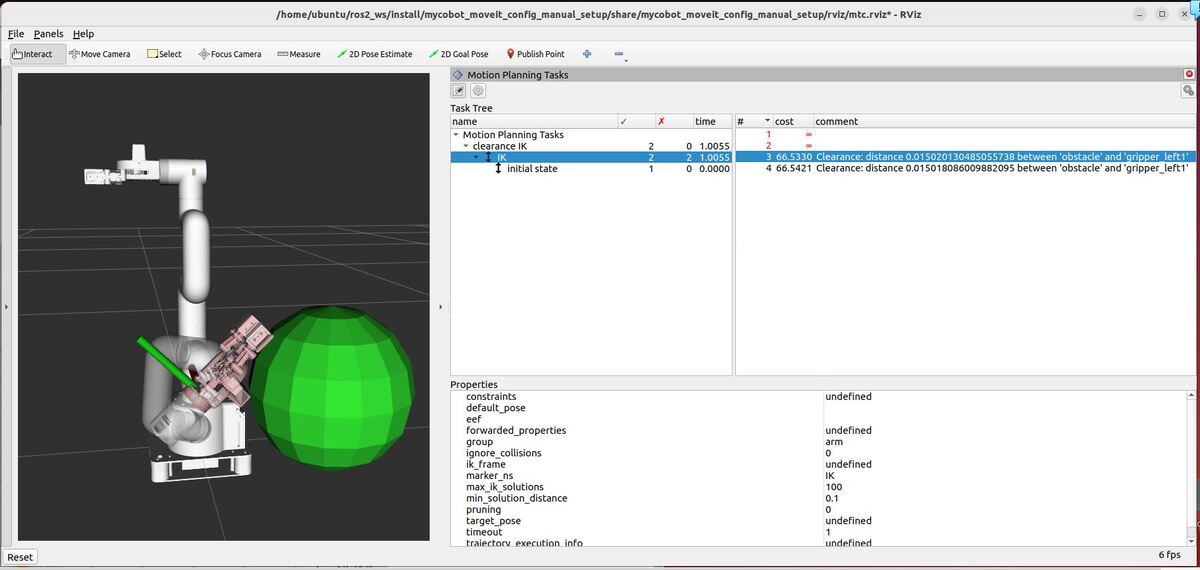 Solve Inverse Kinematics Using the MoveIt Task Constructor